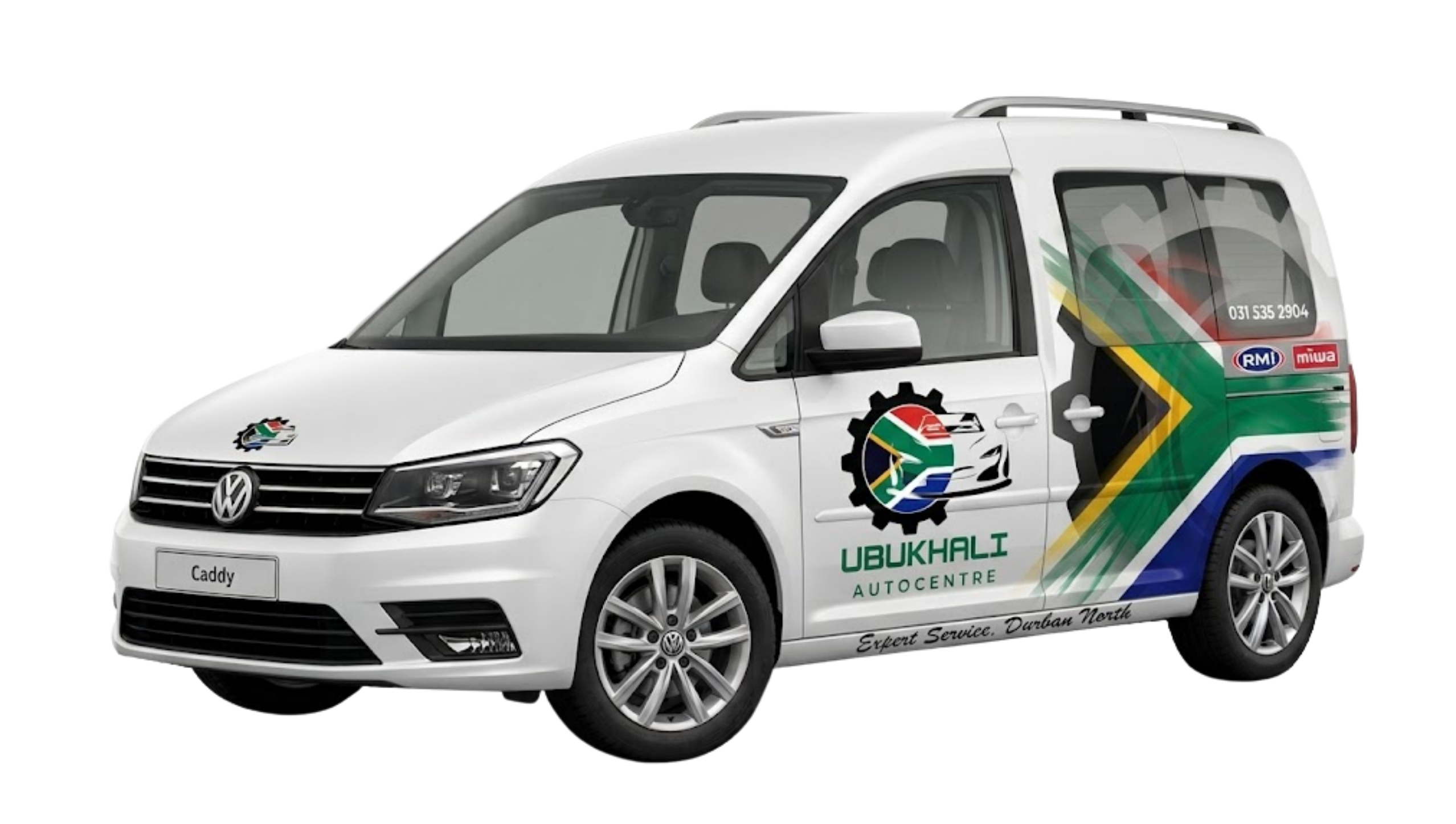 Ubukhali Autocentre branded Volkswagen Caddy service van